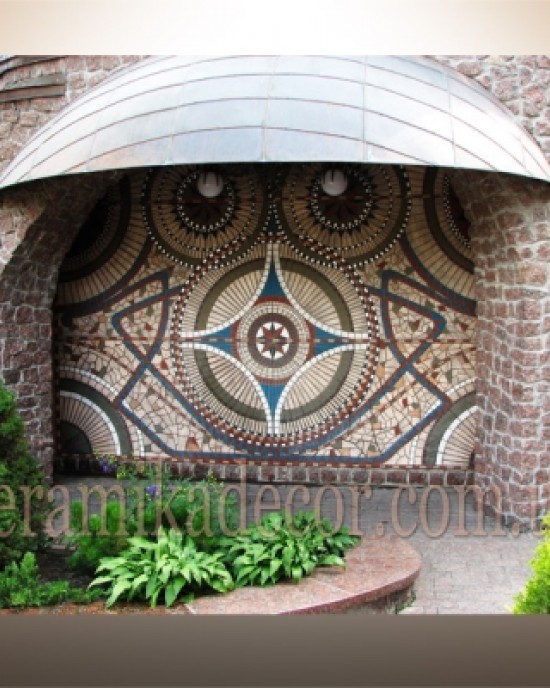 Керамическое мозаичное панно v-27е